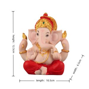 12.5cm-Resin-Painted-Ganesha-Statue
