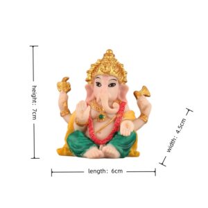 7cm-Painted-Ganesha