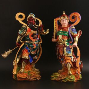 Hand-Painted-Resin-Statues-of-Kalan-Bodhisattva-Skanda