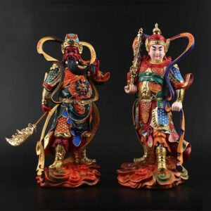 Resin-Painted-Guan-Gong-Wei-Tuo-Statues