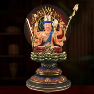 Hand-Painted-Resin-Statue-of-Mahapratisara-Bodhisattva