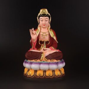 Hand-Painted-Resin-Guanyin-Bodhisattva-Statue