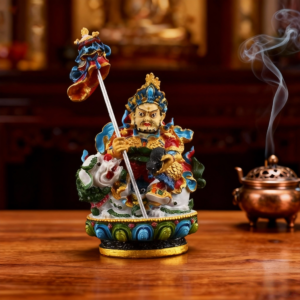 Hand-Painted-Resin-Vaishravana-Statue