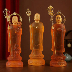 Resin-Water-Liuli-Ksitigarbha-Bodhisattva-Statue